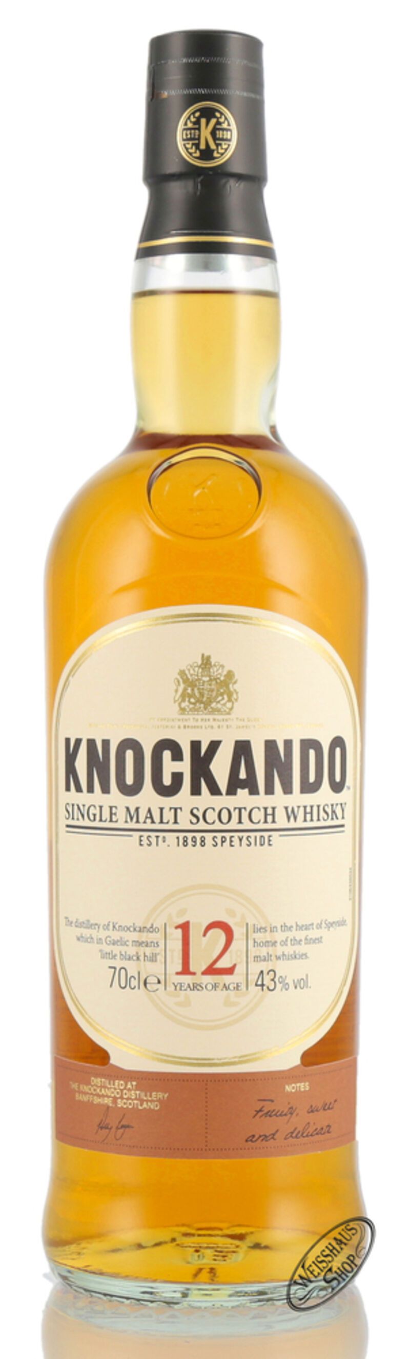 Knockando 12 YO Single Malt Whisky 43% vol. 0,70l