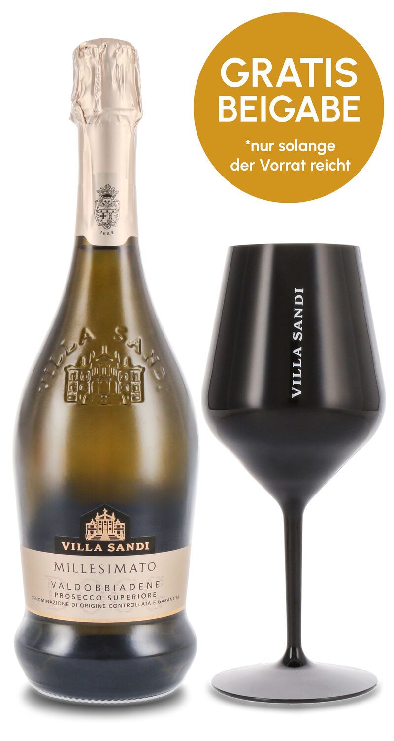 Villa Sandi Valdobbiadene Prosecco Superiore DOCG Spumante Brut Millesimato 11% vol. 0,75l