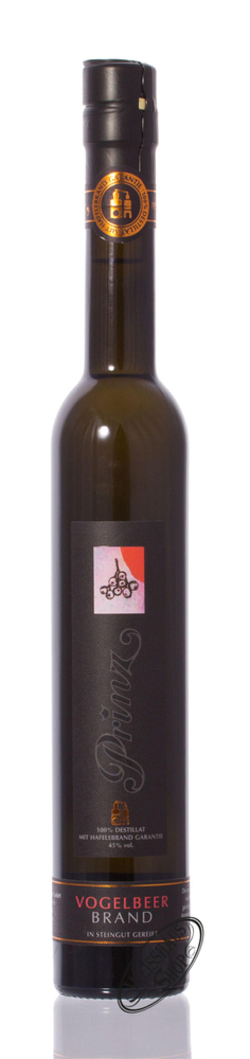 Prinz Hafele Vogelbeer Brand 45% vol. 0,35l Prinz Hafele Vogelbeer Brand 45% vol. 0,35l