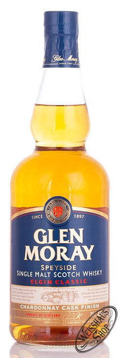 Glen Moray Chardonnay Cask Finish Whisky 40% vol. 0,70l