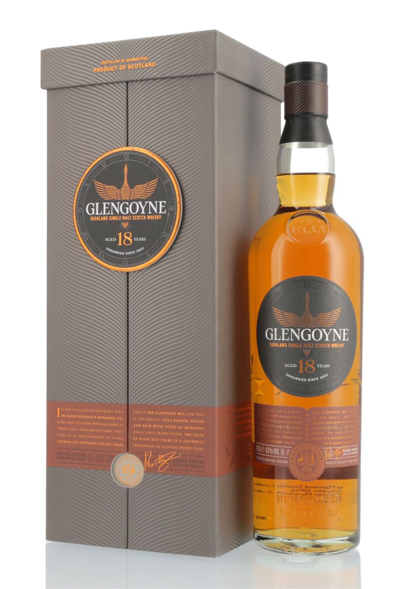 Glengoyne 18 YO Single Malt Whisky 43% vol. 0,70l Glengoyne 18 YO Single Malt Whisky 43% vol. 0,70l