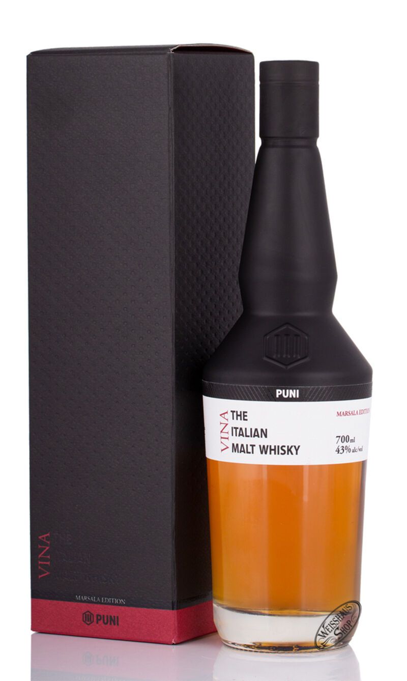 Puni VINA Marsala Edition Italian Malt Whisky 43% vol. 0,70l