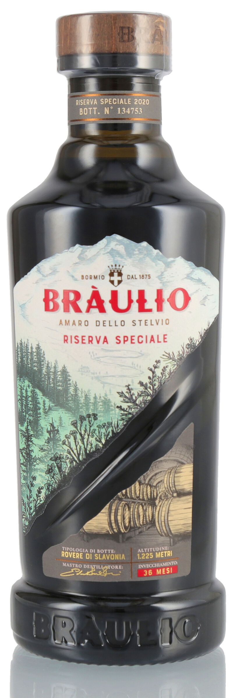Braulio Riserva Amaro Kräuterlikör 24,7% vol. 0,70l Braulio Riserva Amaro Kräuterlikör 24,7% vol. 0,70l