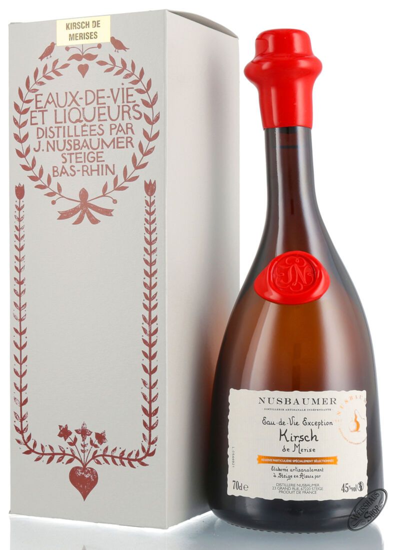 Nusbaumer Kirsch de Merises Edelbrand 45% vol. 0,70l