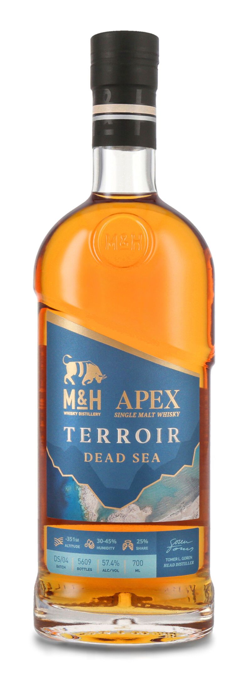 M&H APEX Dead Sea Edition 4 Whisky 57,4% vol. 0,70l M&H APEX Dead Sea Edition 4 Whisky 57,4% vol. 0,70l