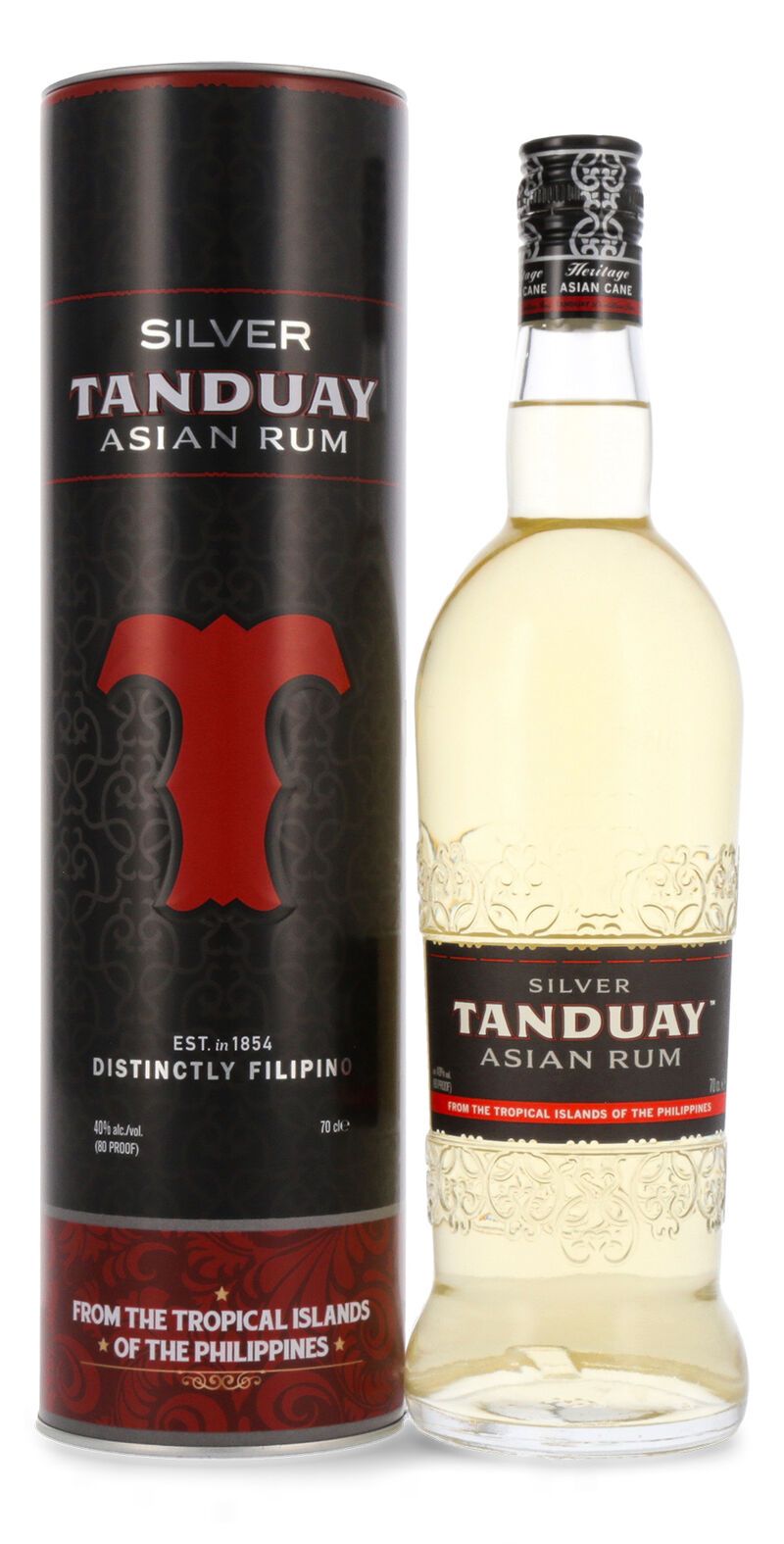 Tanduay Silver Rum 40% vol. 0,70l Tanduay Silver Rum 40% vol. 0,70l