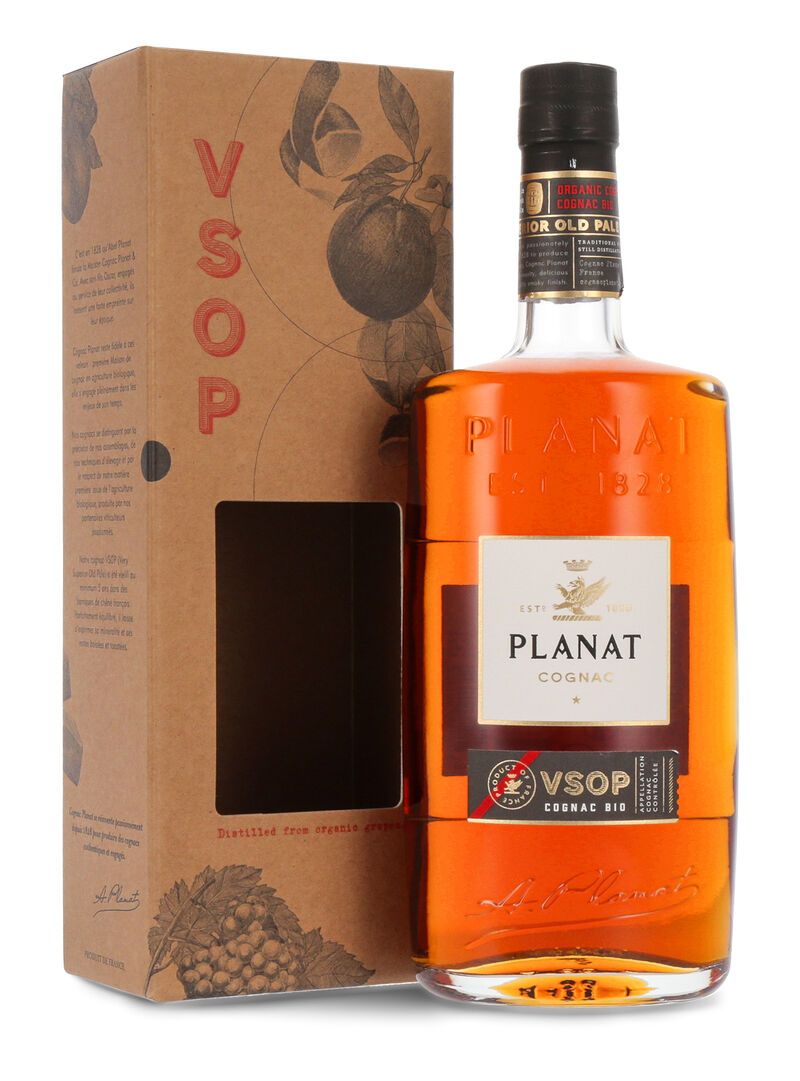Planat Organic VSOP Cognac 40% vol. 0,70l