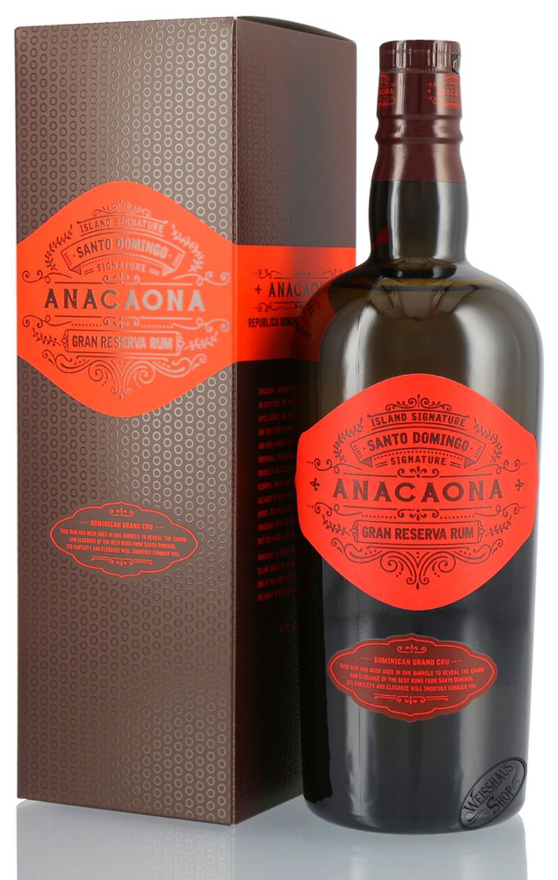 Anacaona Island Signature Santo Domingo Rum 40% vol. 0,70l Anacaona Island Signature Santo Domingo Rum 40% vol. 0,70l