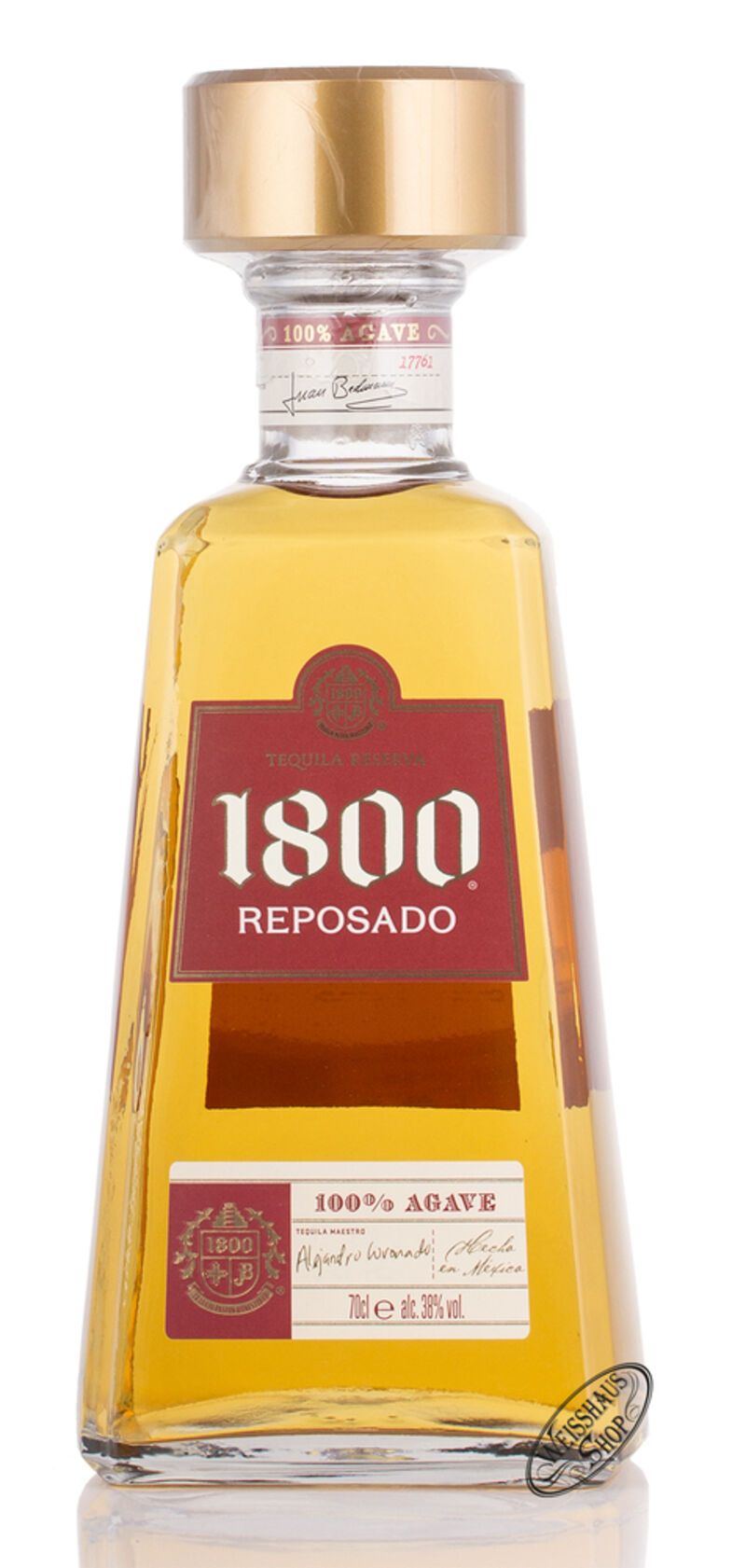 1800 Tequila Jose Cuervo Reposado 38% vol. 0,70l