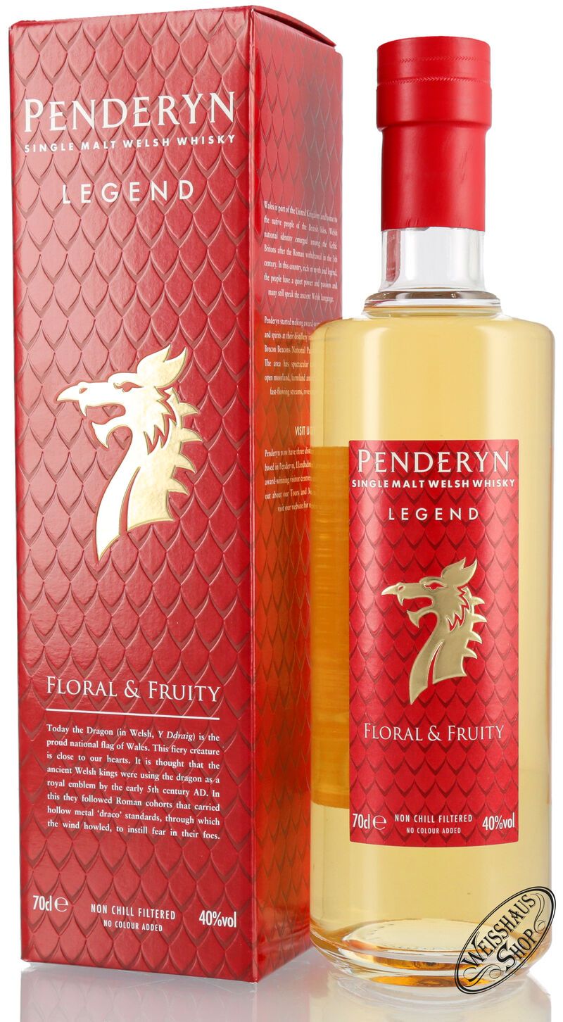 Penderyn Legend Single Malt Whisky 40% vol. 0,70l