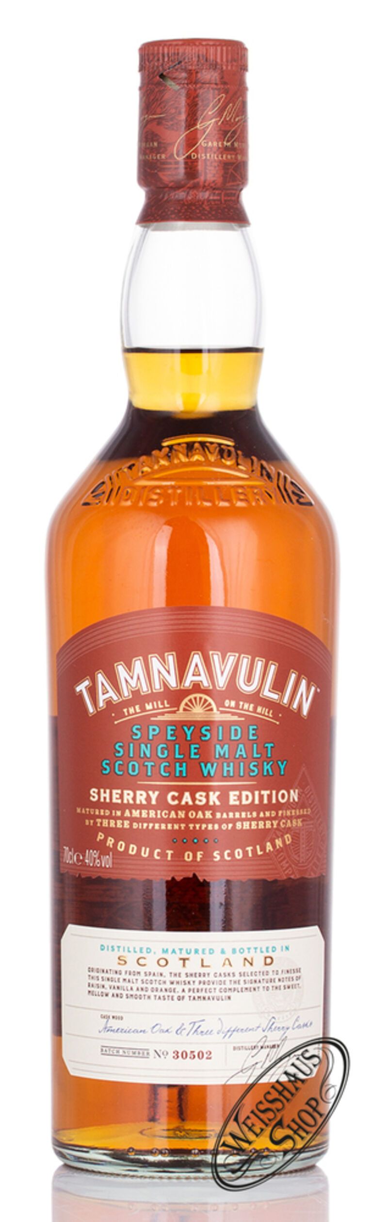 Tamnavulin Sherry Cask Edition Whisky 40% vol. 0,70l