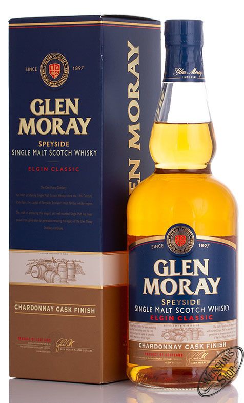 Glen Moray Chardonnay Cask Finish Whisky 40% vol. 0,70l Glen Moray Chardonnay Cask Finish Whisky 40% vol. 0,70l