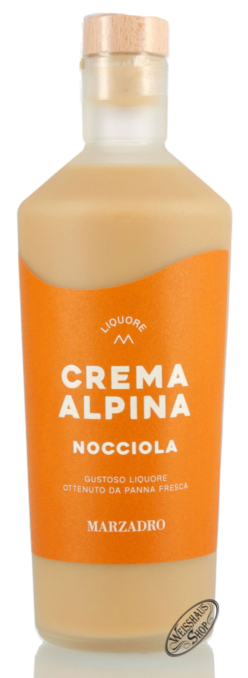 Marzadro Crema Alpina Nocciola Likör 17% vol. 0,70l Marzadro Crema Alpina Nocciola Likör 17% vol. 0,70l