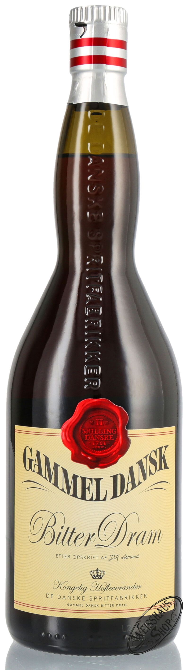 Gammel Dansk Bitter Dram 38% vol. 0,70l