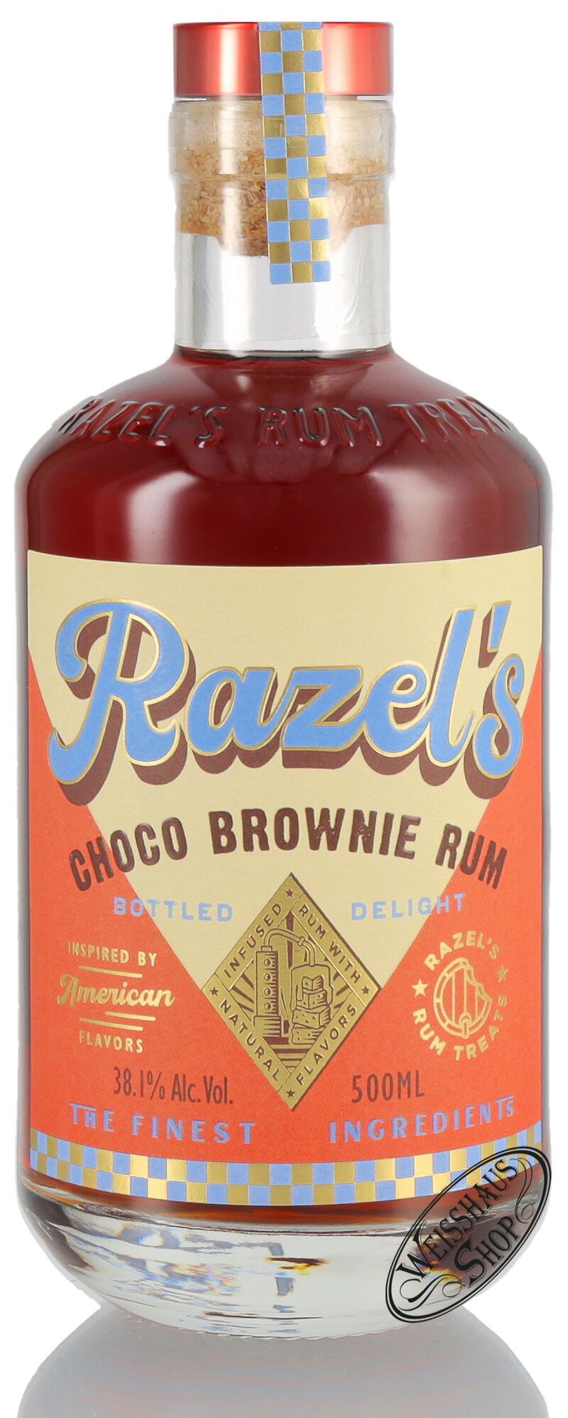 Razel's Choco Brownie Rum 38,1% vol. 0,50l