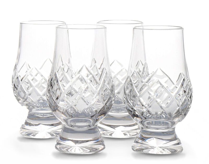The Glencairn Glass - Crystal Cut 4er Tasting Set The Glencairn Glass - Crystal Cut 4er Tasting Set