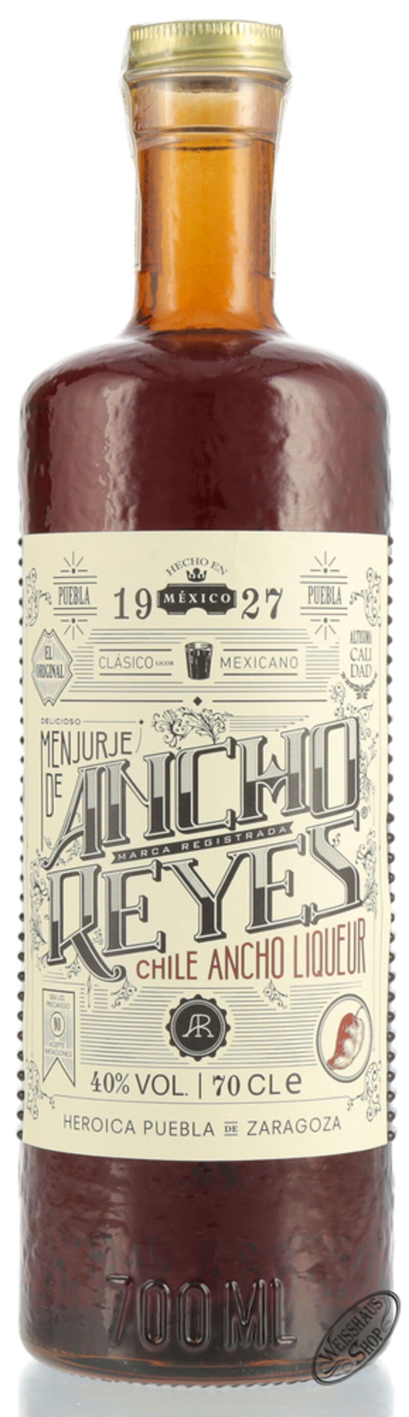 Ancho Reyes Chile Likör 40% vol. 0,70l Ancho Reyes Chile Likör 40% vol. 0,70l