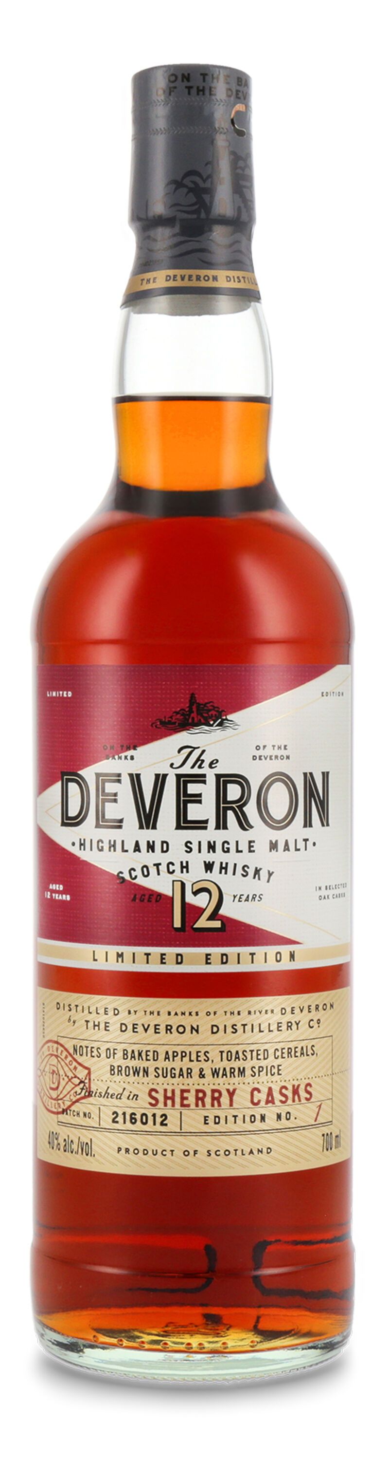 The Deveron 12 YO Sherry Cask Whisky 40% vol. 0,70l