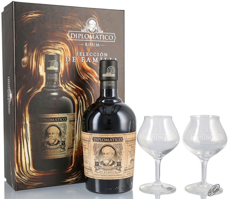 Diplomatico Seleccion de Familia Rum Geschenk-Set 43% vol. 0,70l