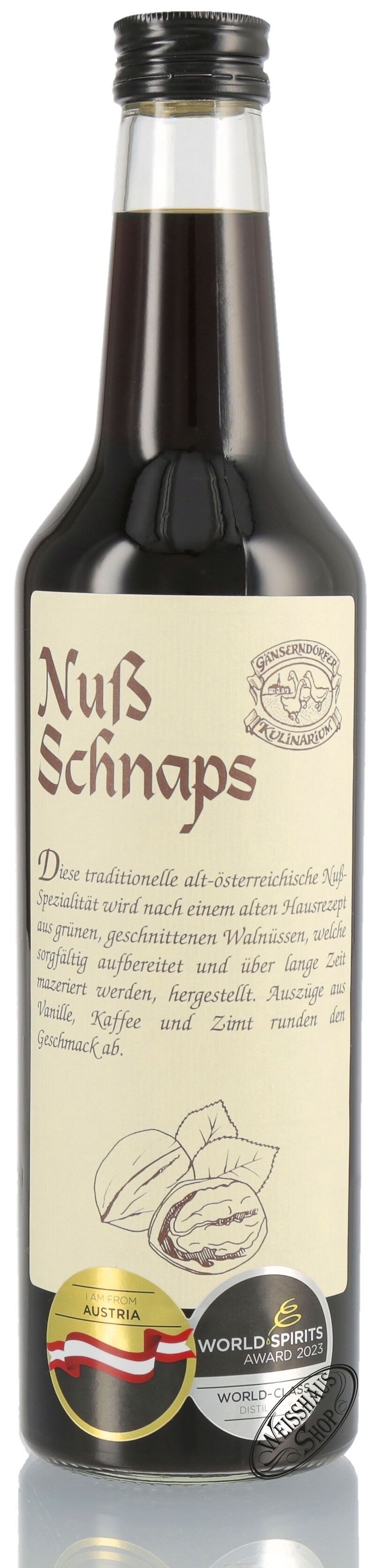 Auersthaler Nuss Schnaps 40% vol. 0,70l Auersthaler Nuss Schnaps 40% vol. 0,70l