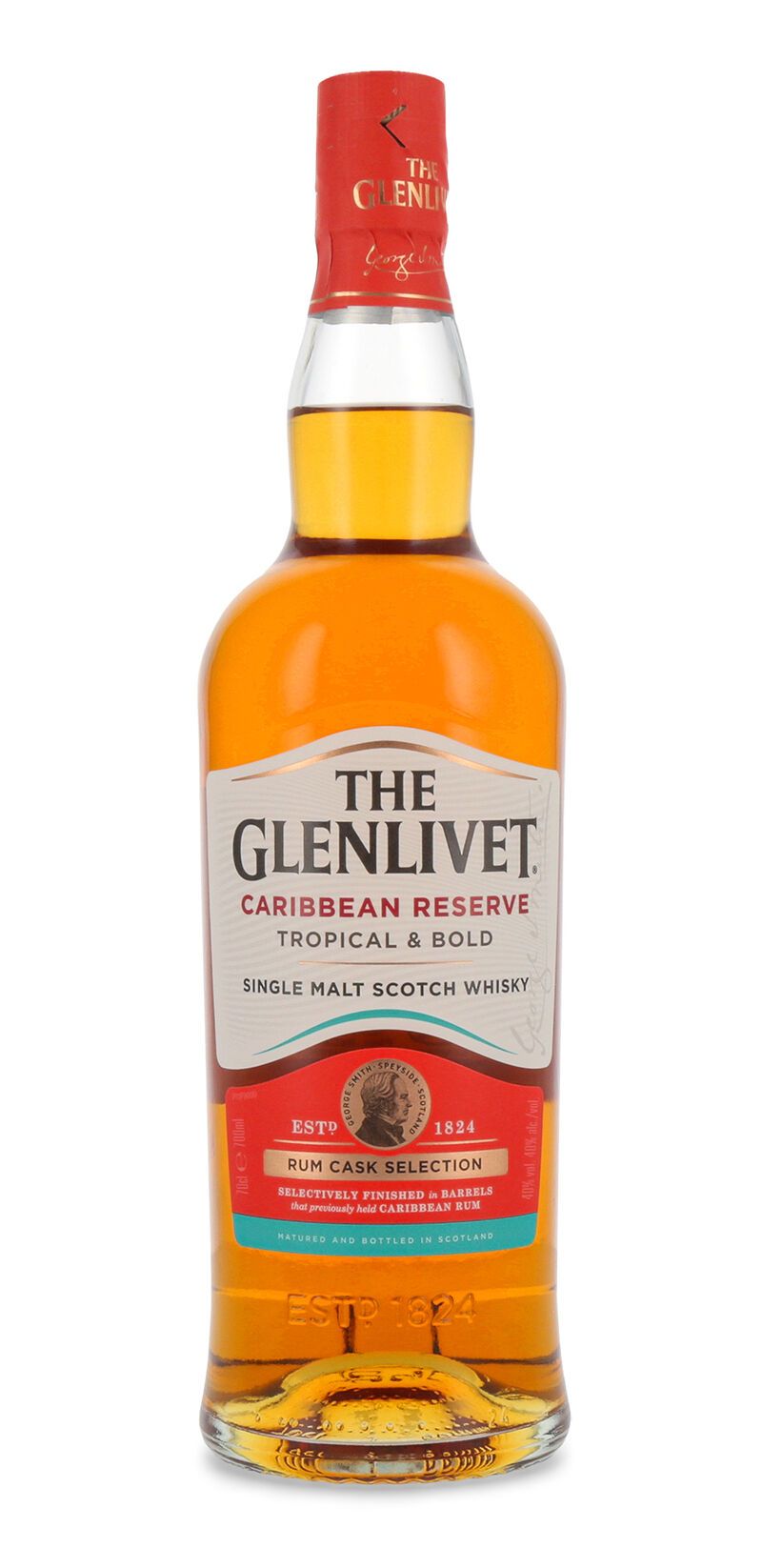 The Glenlivet Caribbean Reserve Whisky 40% vol. 0,70l