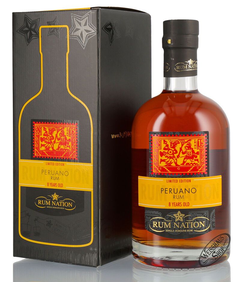 Rum Nation Peruano 8 YO Rum 42% vol. 0,70l Rum Nation Peruano 8 YO Rum 42% vol. 0,70l