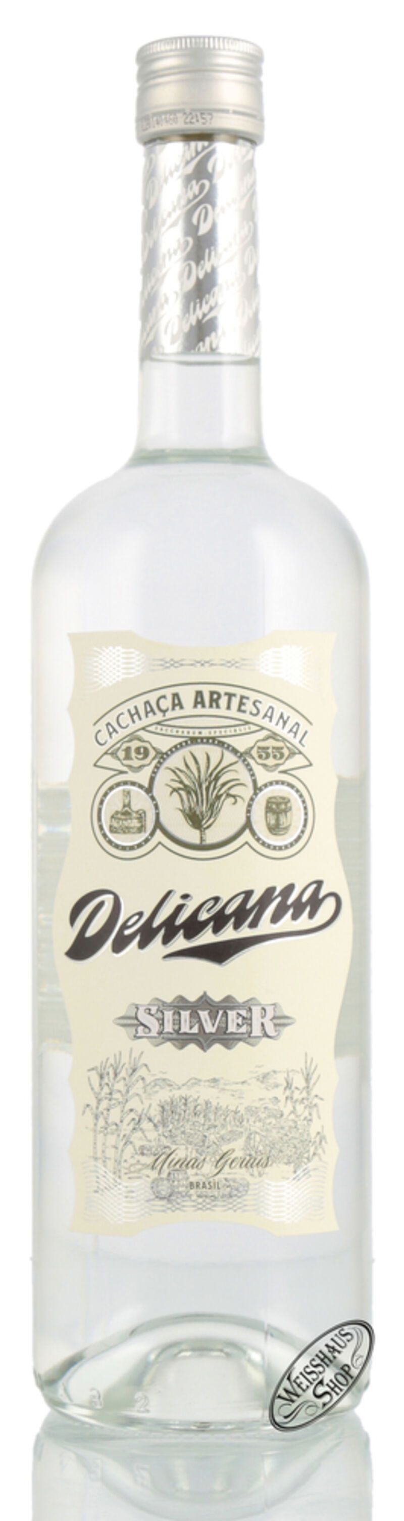Delicana Silver Cachaca 38% vol. 1,0l Delicana Silver Cachaca 38% vol. 1,0l