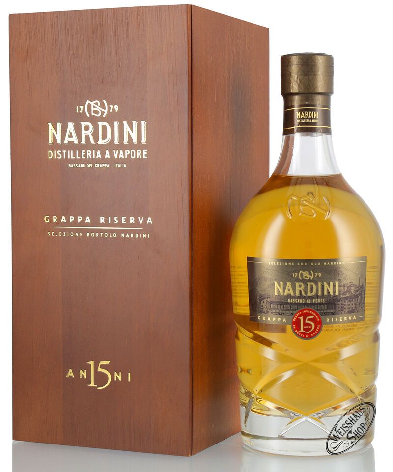 Nardini Grappa Riserva Selezione 15 anni 45% vol. 0,70l Nardini Grappa Riserva Selezione 15 anni 45% vol. 0,70l