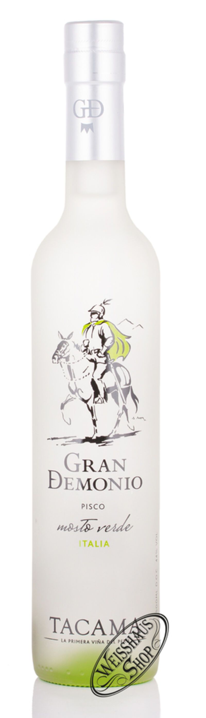 Gran Demonio Mosto Verde Pisco Italia 44% vol. 0,50l Gran Demonio Mosto Verde Pisco Italia 44% vol. 0,50l