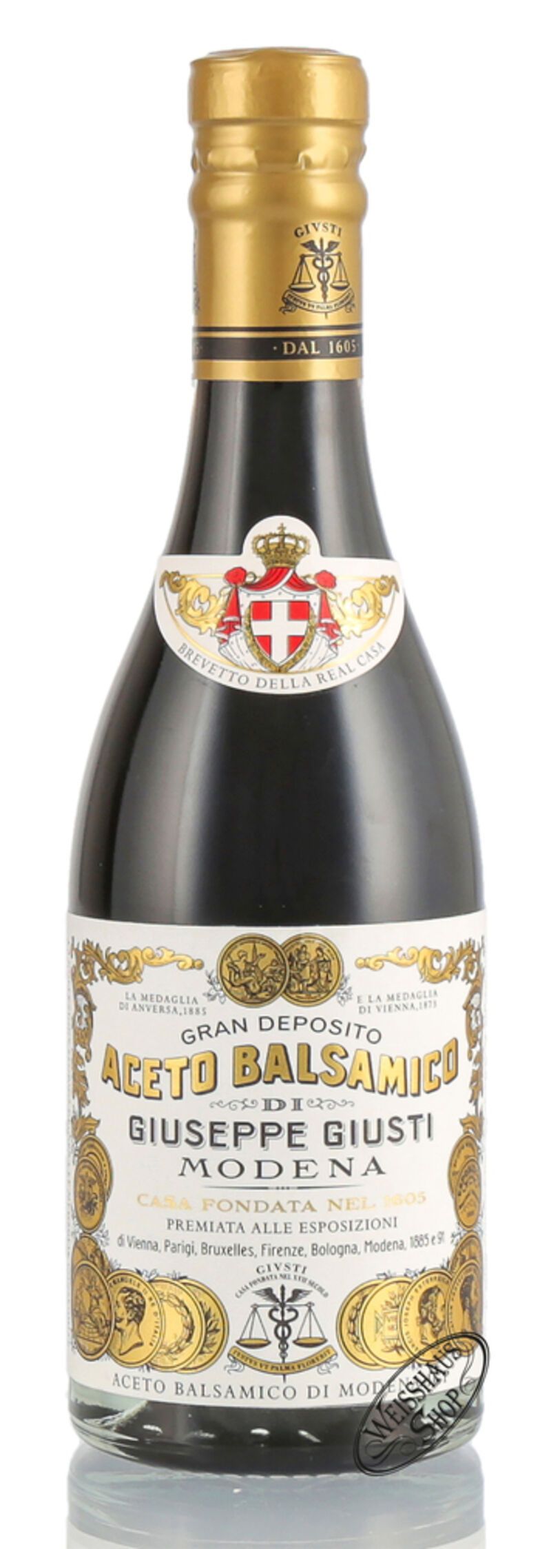 Giuseppe Giusti Aceto Balsamico 2 Gold Medaillen 0,25l Giuseppe Giusti Aceto Balsamico 2 Gold Medaillen 0,25l