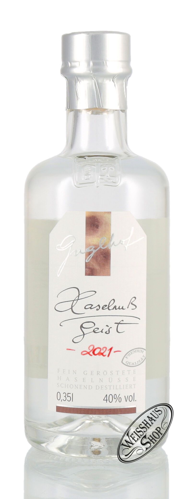 Guglhof Haselnuss Geist 40% vol. Jahrgangsbrand 0,35l Guglhof Haselnuss Geist 40% vol. Jahrgangsbrand 0,35l
