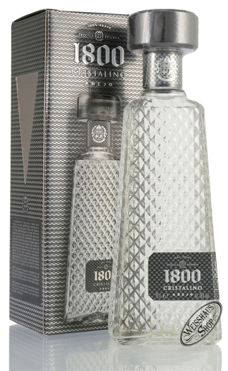 1800 Tequila Jose Cuervo Cristalino 38% vol. 0,70l 1800 Tequila Jose Cuervo Cristalino 38% vol. 0,70l