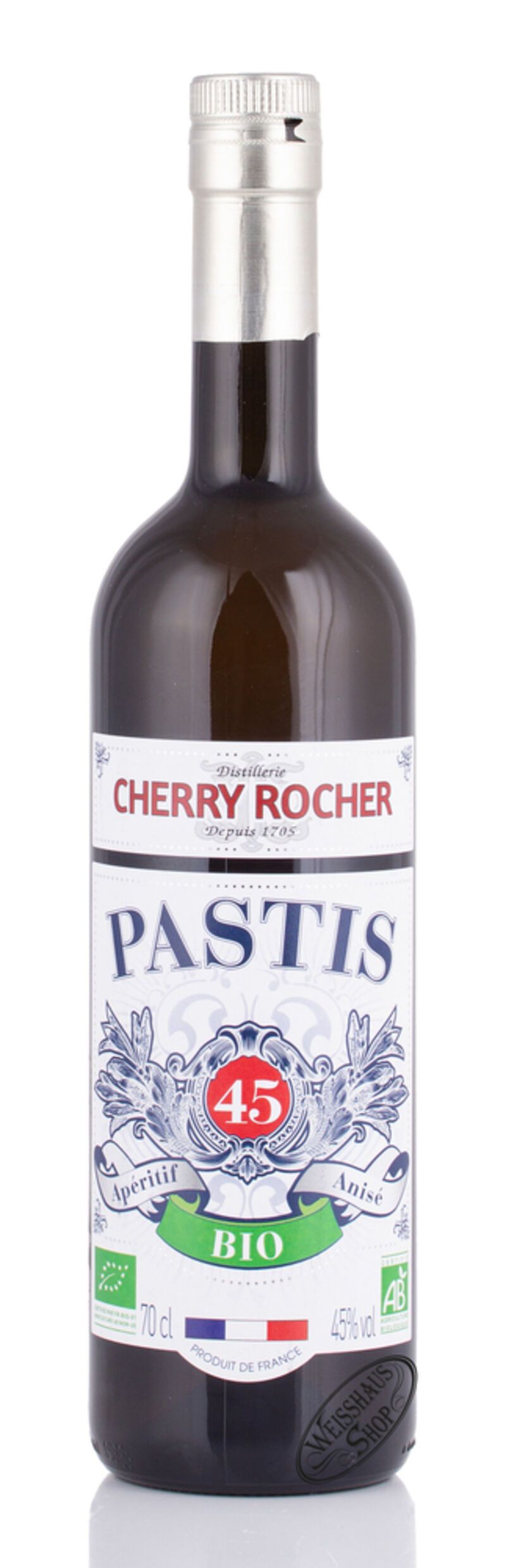 Cherry Rocher Bio Pastis 45% vol. 0,70l Cherry Rocher Bio Pastis 45% vol. 0,70l