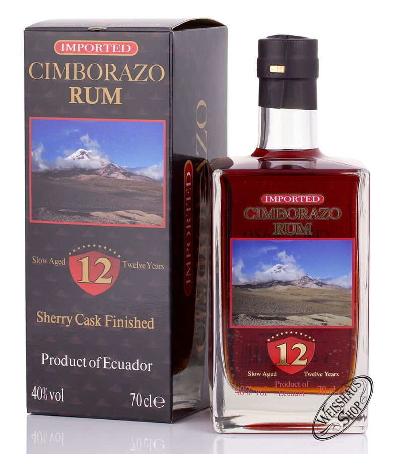 Cimborazo 12 YO Rum 40% vol. 0,70l