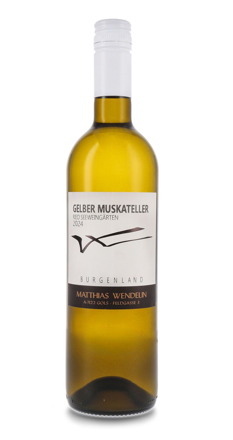Wendelin Gelber Muskateller 2024 12,5% vol. 0,75l Wendelin Gelber Muskateller 2024 12,5% vol. 0,75l