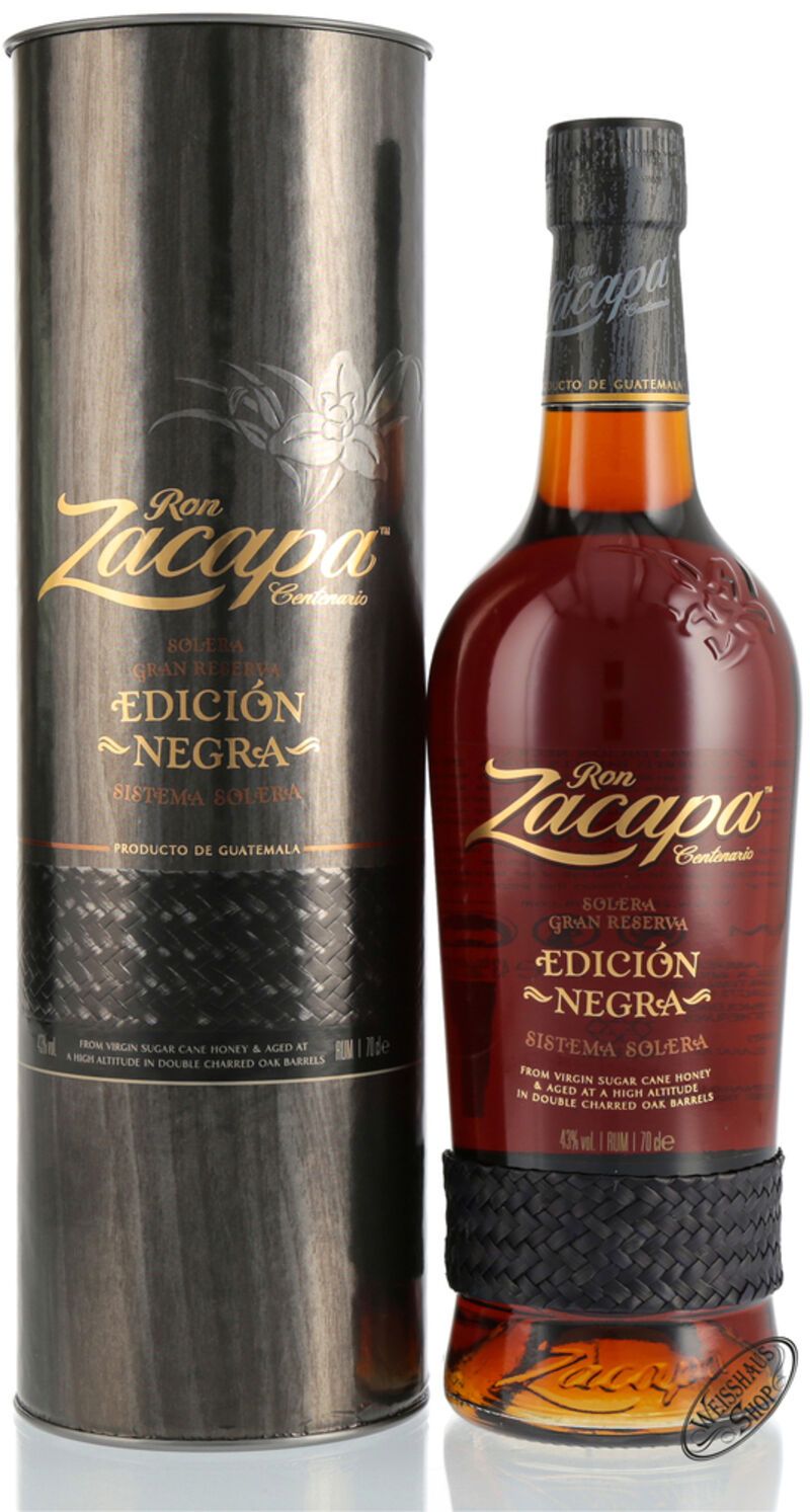 Ron Zacapa Edition Negra Rum 43% vol. 0,70l Ron Zacapa Edition Negra Rum 43% vol. 0,70l