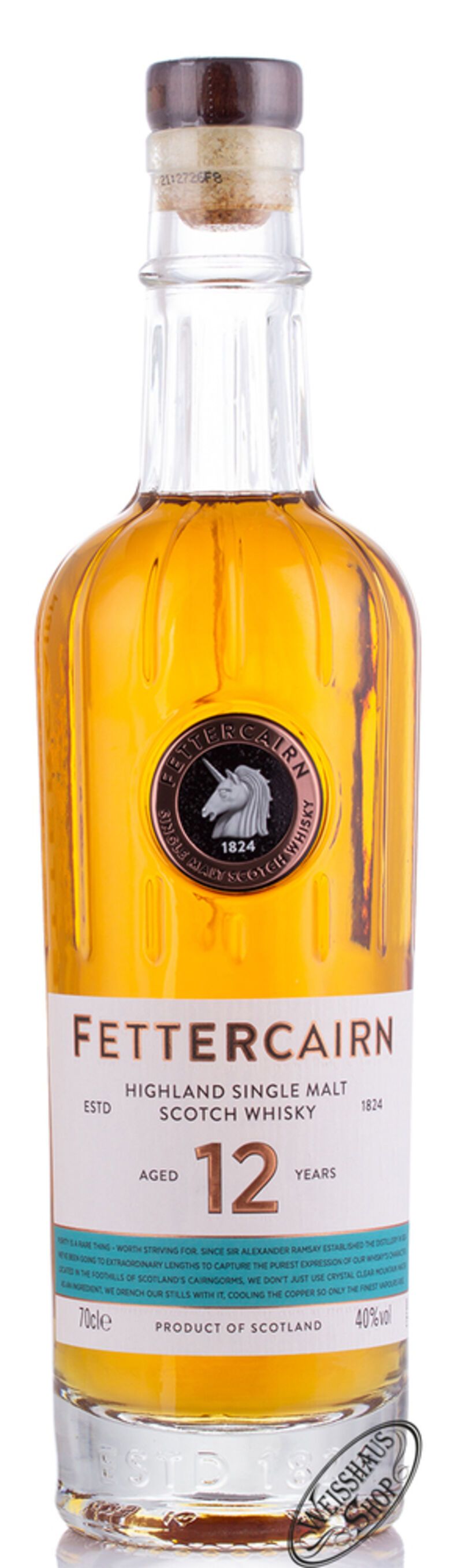 Fettercairn 12 YO Whisky  40% vol. 0,70l B-Ware Fettercairn 12 YO Whisky  40% vol. 0,70l B-Ware