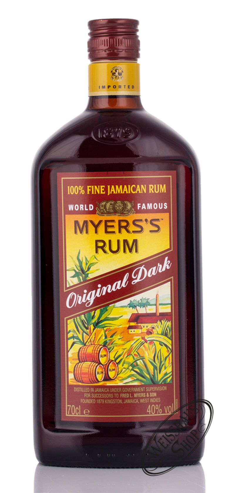 Myers's Original Dark Rum 40% vol. 0,70l B-Ware