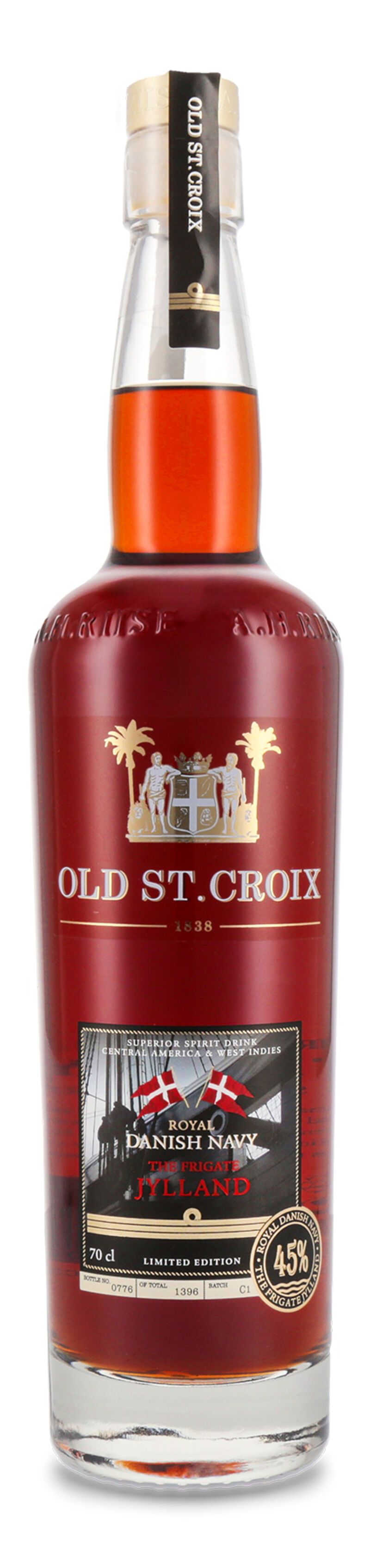 A.H. Riise Old St. Croix Fregatten Jylland Danish Navy 45% vol. 0,70l A.H. Riise Old St. Croix Fregatten Jylland Danish Navy 45% vol. 0,70l