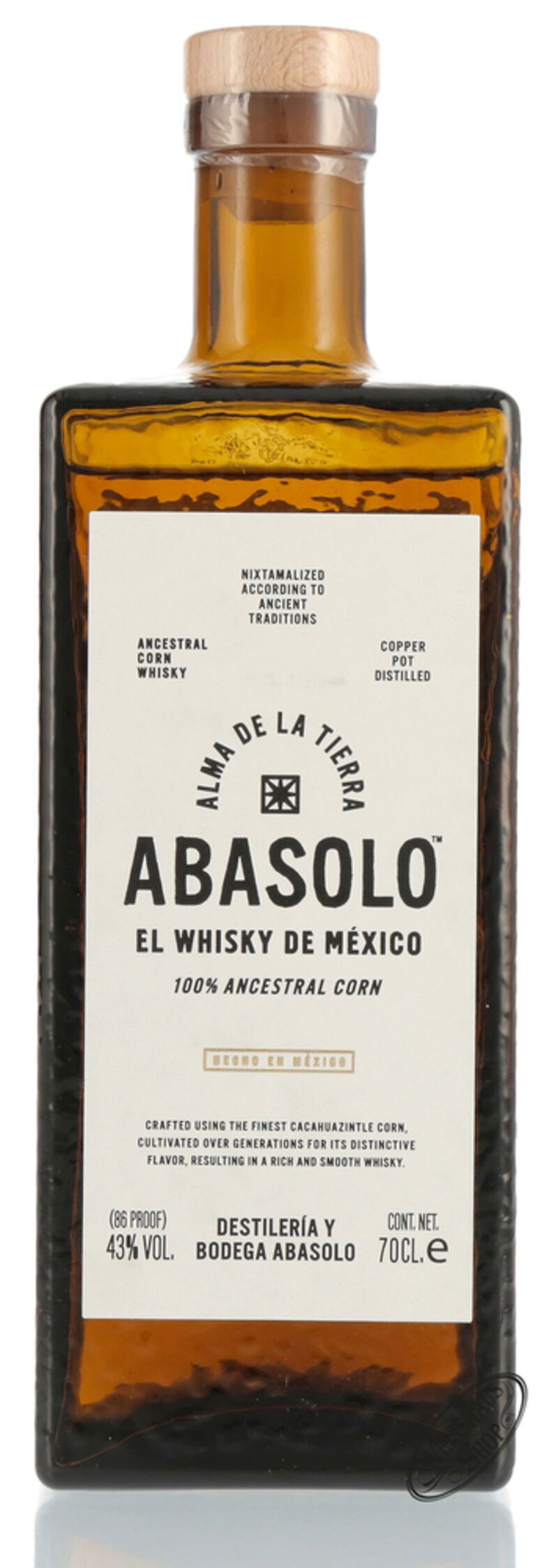 Abasolo Mexican Corn Whisky 43% vol. 0,70l Abasolo Mexican Corn Whisky 43% vol. 0,70l