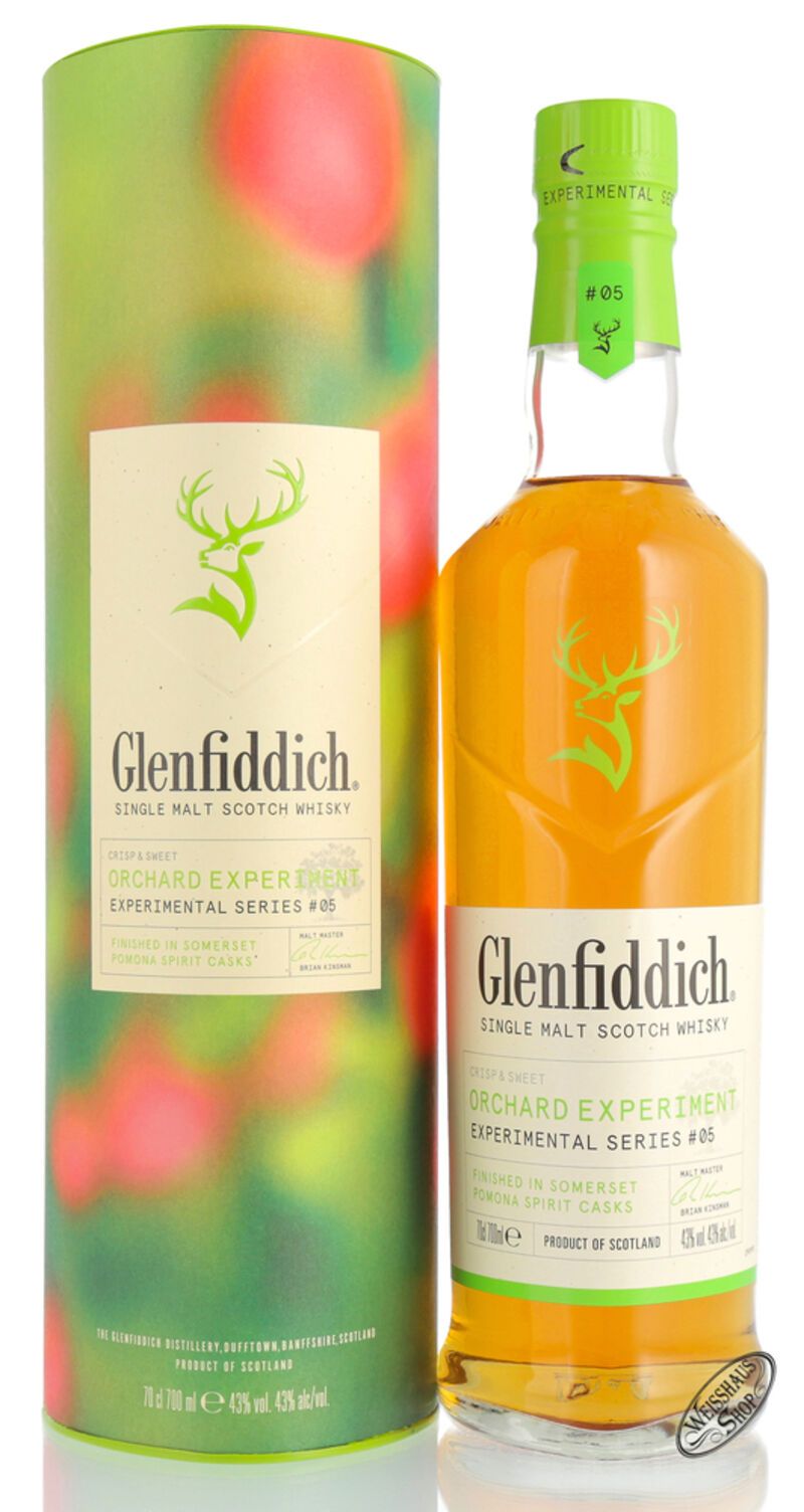 Glenfiddich Orchard Experiment Whisky 43% vol. 0,70l B-Ware