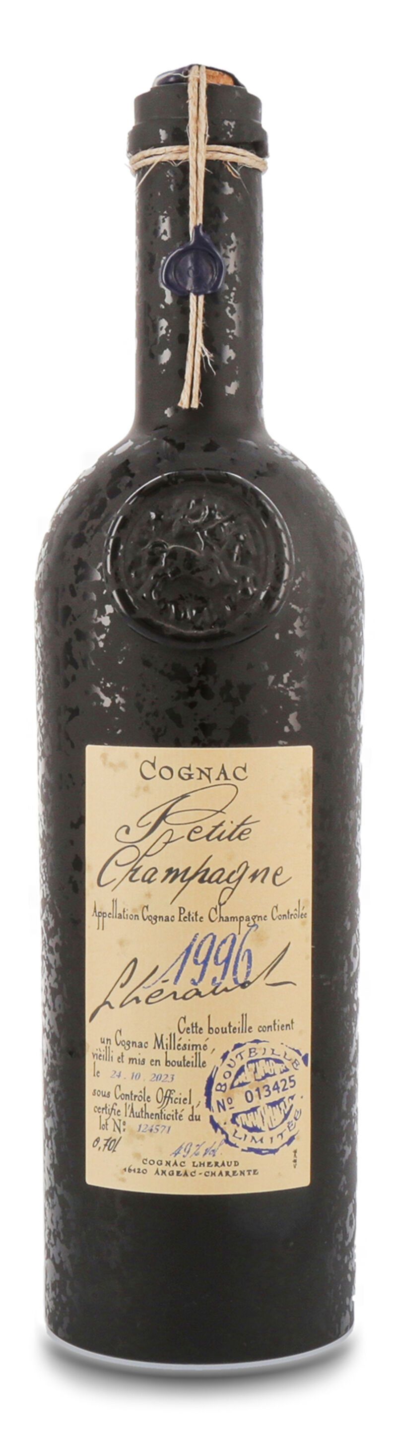 Lhéraud Petite Champagne 1996 Cognac 49% vol. 0,70l