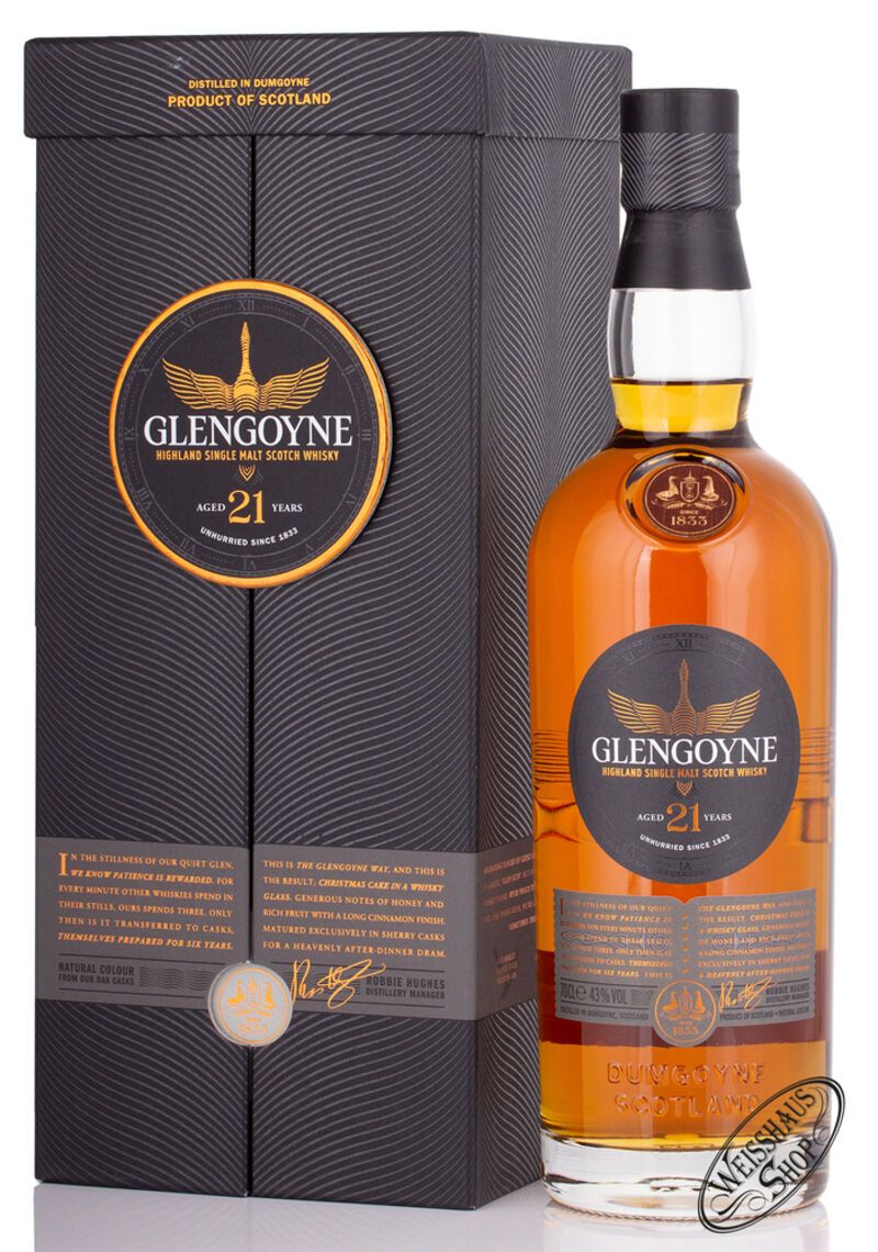 Glengoyne 21 YO Single Malt Whisky 43% vol. 0,70l Glengoyne 21 YO Single Malt Whisky 43% vol. 0,70l