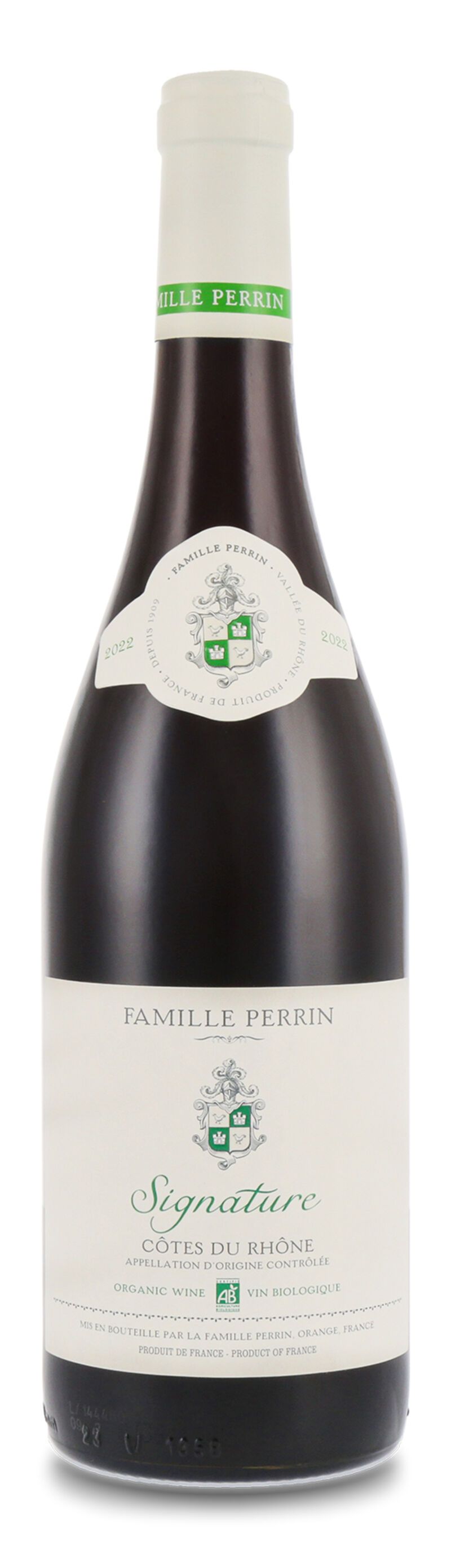 Famille Perrin Côtes du Rhône Signature Rouge 2022 14,5% vol. 0,75l B-Ware