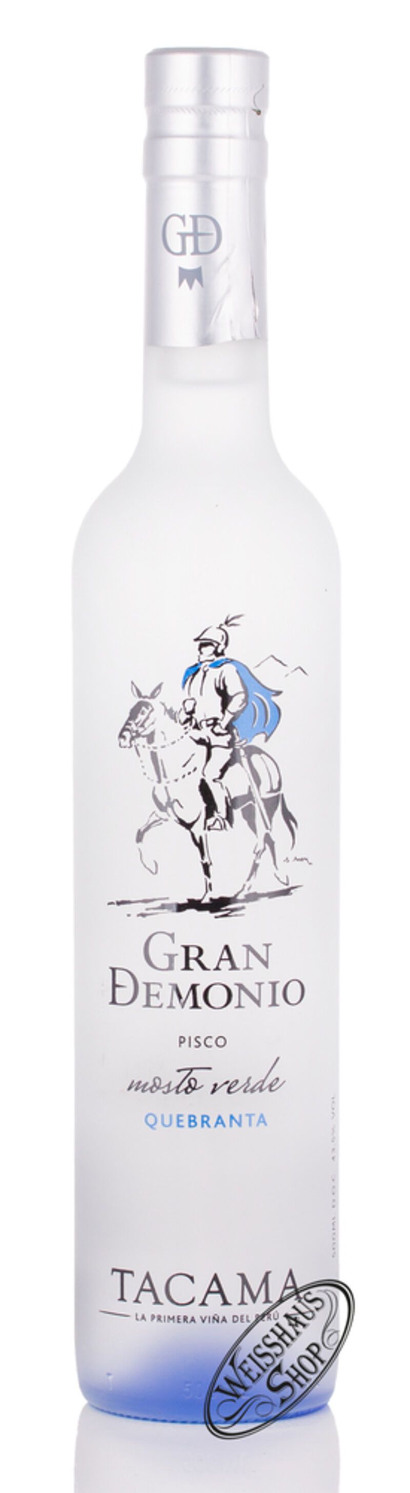 Gran Demonio Mosto Verde Pisco Quebranta 43,5% vol. 0,50l
