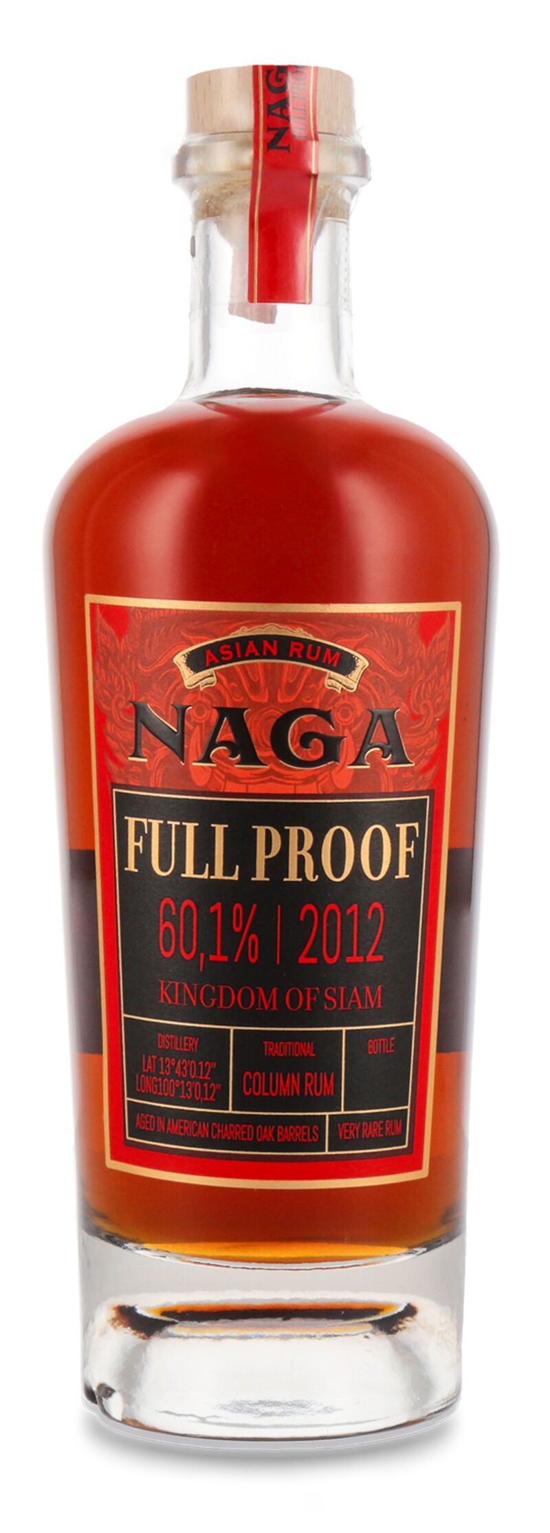 Naga Full Proof Siam Vintage 2012 Limited Edition Rum 60,1% vol. 0,70l