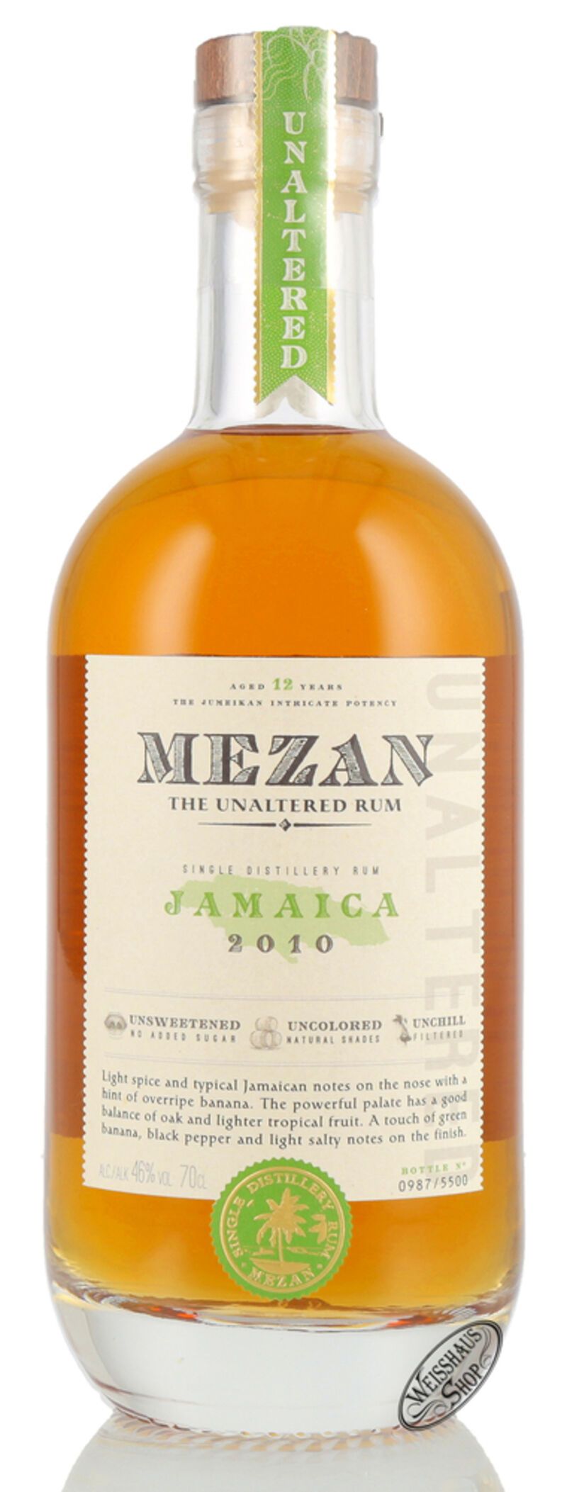 Mezan Rum Jamaica 2010 46% vol. 0,70l