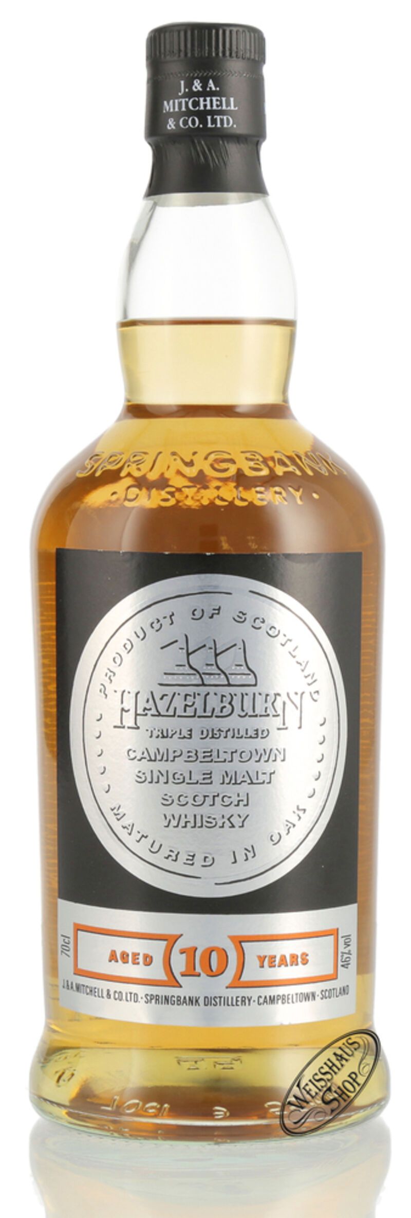 Springbank Hazelburn 10 YO Bourbon Cask Whisky 46% vol. 0,70l