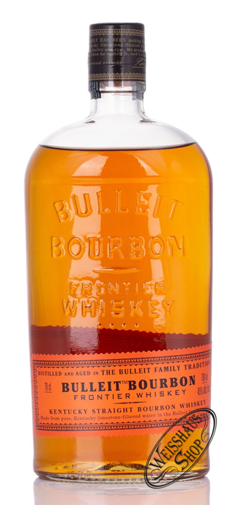 Bulleit Bourbon Whiskey 45% vol. 0,70l B-Ware