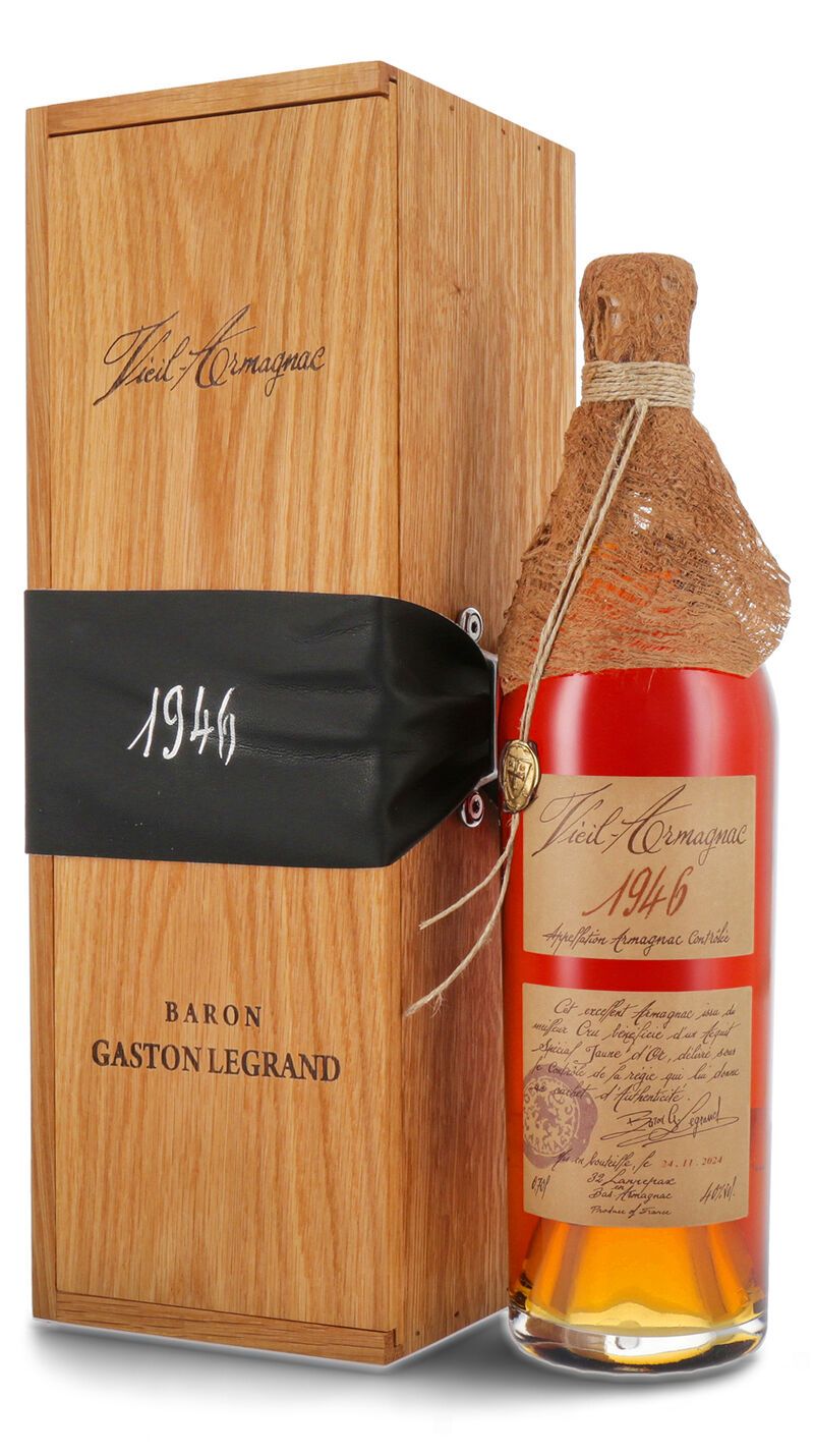 Lhéraud Baron Gaston Legrand 1946 Vieil Armagnac 40% vol. 0,70l Lhéraud Baron Gaston Legrand 1946 Vieil Armagnac 40% vol. 0,70l